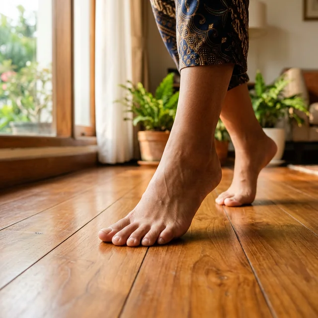 Langkah pasti di pagi hari